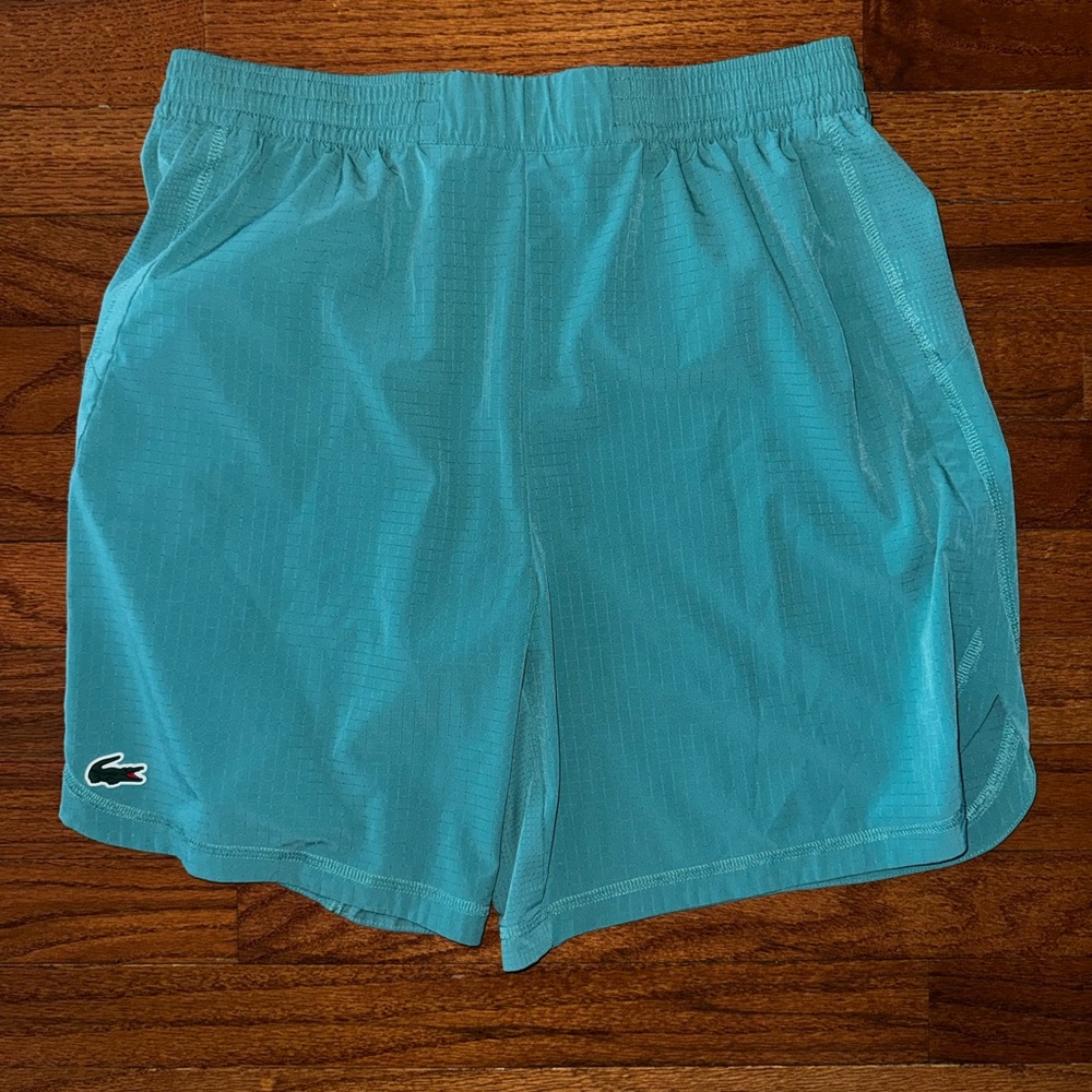 Lacoste Men's Teal Athletic Shorts